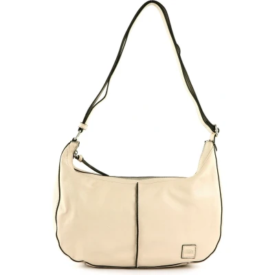 Afbeelding van FREDsBRUDER Leren Schoudertas Ginsberg Shoulderbag Beige