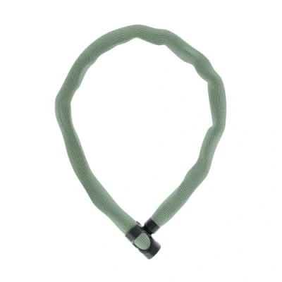 Afbeelding van ABUS kettingslot IVERA Chain 7210 Fietsslot met zeer flexibele IvyTex kunstvezelcoating veiligheidsniveau 8 85 cm Kleur: Metal Blue