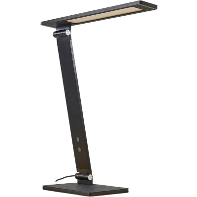Afbeelding van Lucande LED bureaulamp met dimmer 1licht aluminium H: 40 cm Inclusief lichtbron