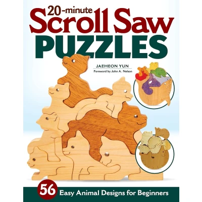 Afbeelding van 20 Minute Scroll Saw Puzzles: 56 Easy Animal Designs for Beginners