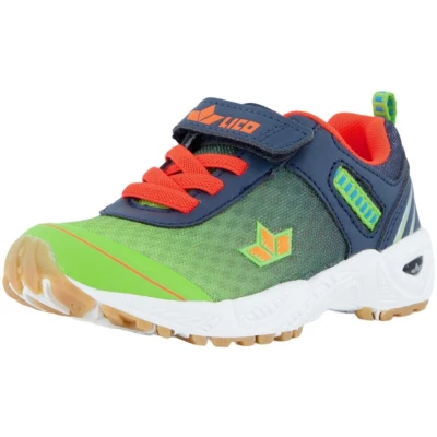 Afbeelding van Lico Unisex Barney Vs indoor gymschoenen voor kinderen, Citroen Marine Oranje, 34 EU