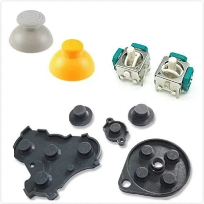 Afbeelding van Vervanging 3D Analoge Joystick Ministick Stick Cap Geleidende Siliconen Knop Pad voor NGC GameCube Controller