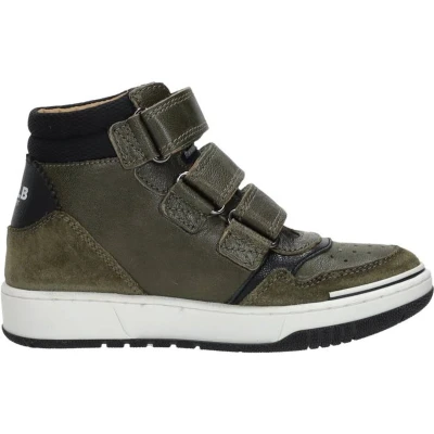 Afbeelding van Develab Sneakers hoog voor kinderen, Maat: 33, Groen Leer