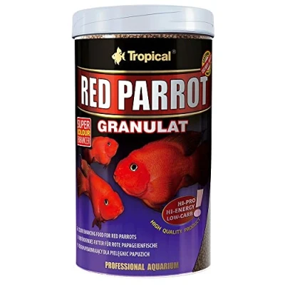 Afbeelding van Tropical Red Parrot Granulaat 1 Liter Papagaai cichliden voer Visvoer