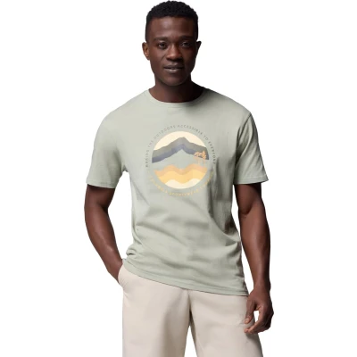 Afbeelding van Columbia PATH LAKE Graphic TEE Tshirt print, Heren, Maat: Medium, Safari