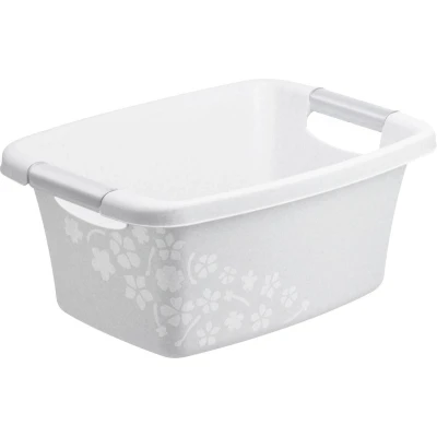 Afbeelding van Rotho Flowers Wasmand 12L Cool Grey