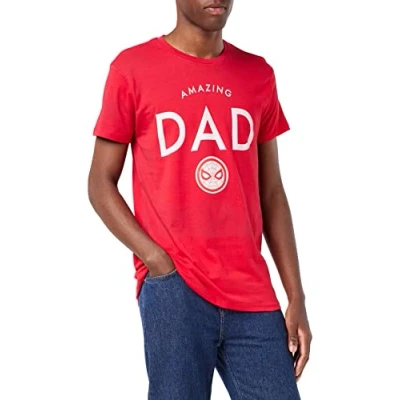 Afbeelding van Marvel MEMARCOTS230 T shirt, rood, maat M