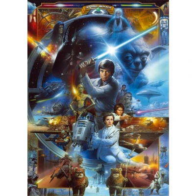 Afbeelding van Komar Fotobehang Star Wars Luke Skywalker Collage (set)