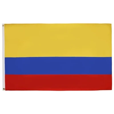 Afbeelding van AZ FLAG vlag Colombia 150 x 90 cm Colombiaanse 100% polyester met geïntegreerde metalen ogen paviljoen 110 g