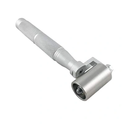 Afbeelding van QWORK® 1.5 inch Rvs Thuis Behang Naad Roller Muur Papier Bouw Tool Platte Verf