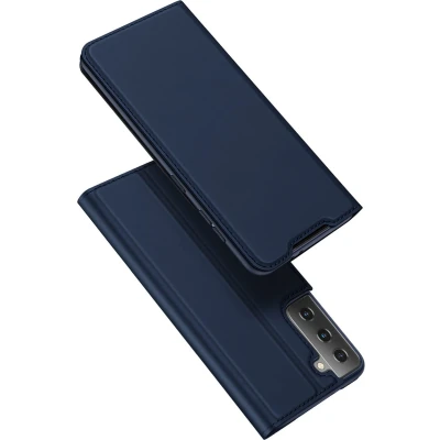 Afbeelding van Hoesje geschikt voor Samsung Galaxy S21 Plus Dux Ducis Skin Pro Book Case Donker Blauw