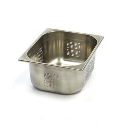 Afbeelding van Maxima Gastronorm Bak 1/2 GN 15 cm Diep RVS Geperforeerd Bakken