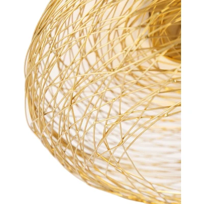 Afbeelding van Lindby plafondlamp 1licht IJzer H: 22 cm E27 goud