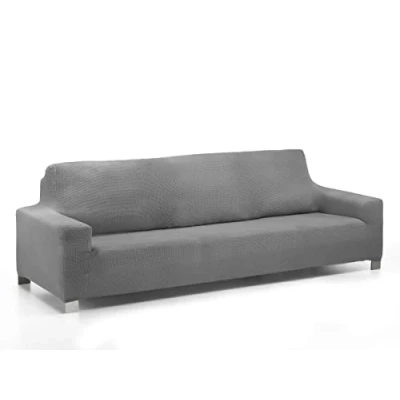Afbeelding van Martina Home Super elastische bankovertrek, meerkleurig, aanpasbaar, Daytona, parel, 4 zits