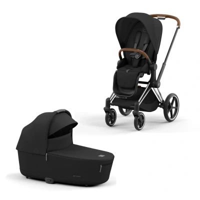 Afbeelding van Cybex Platinum Priam Lux Reiswieg Sepia Black