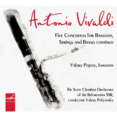 Afbeelding van Valery Popov &amp; The State Chamber Orchestra Antonio Vivaldi: Five Concertos For Bassoon, Strings... (CD)
