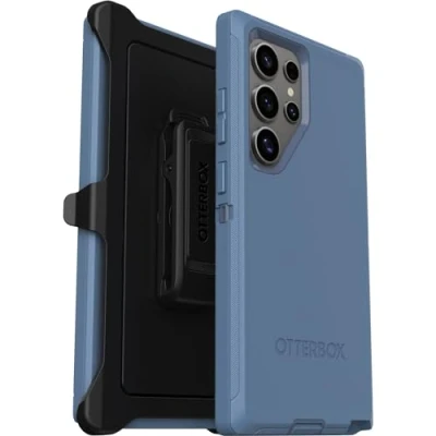 Afbeelding van OtterBox Defender Geschikt voor Samsung Galaxy S24 Ultra Baby Blue Jeans