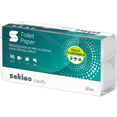 Afbeelding van Satino Liquify Toiletpapier 2 laags 250vel (8x 8 Stuks)