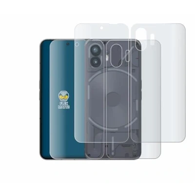 Afbeelding van BROTECT Full Cover Antireflecterende Screen Protector voor Nothing Phone (2) (Voor+Achter) (2 Stuks) Schermbeschermer, Mat