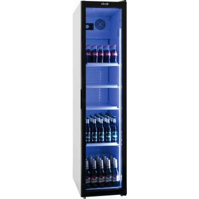 Afbeelding van Smalle flessen koelkast 1/1GN 301L (H)190x(B)44,8x(D)68