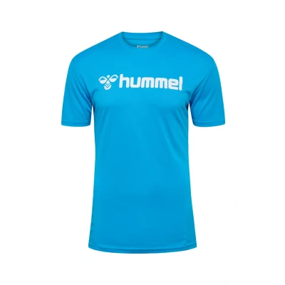 Afbeelding van Hummel Tshirt print, Maat: XXL, Diva blue