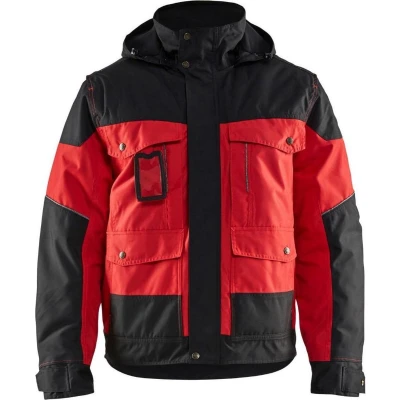 Afbeelding van Blaklader Winterjas rood/zwart maat M