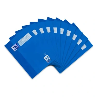 Afbeelding van Oxford Schoolschrift A4, 16 vellen, liniatuur 25, gelinieerd, 10 stuks