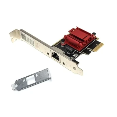 Afbeelding van 2,5 Gbit PCIe netwerkkaart RTL8125B Realtek 2.5G LAN Ethernet Interface 2.5Gbps RJ45