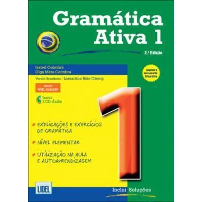 Afbeelding van Gramatica Ativa 1. Versao Brasilera: A1/A2/B1