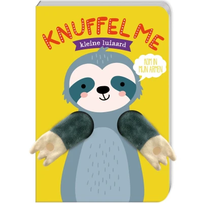 Afbeelding van Image books kartonboek knuffel me kleine luiaard
