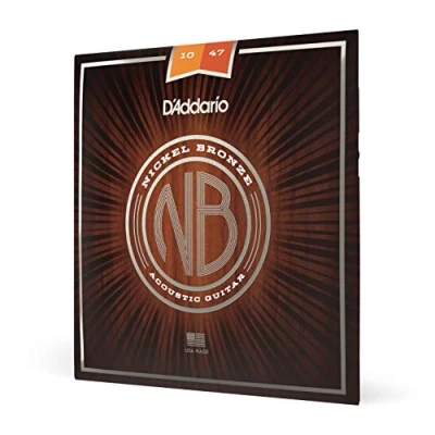Afbeelding van D&#039;Addario NB1047 Nickel Bronze Acoustic Guitar Strings Extra Light 10 47