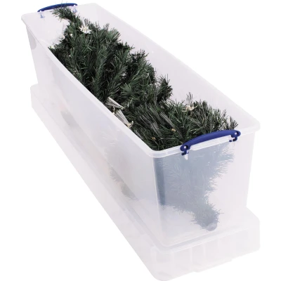 Afbeelding van Really Useful Box Opbergdoos 81 L, Nestbaar, Transparant