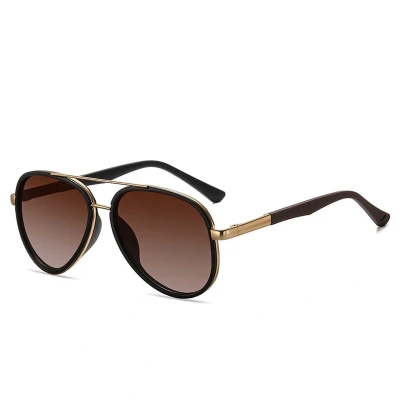 Afbeelding van BUGOLINI® Feliks Designer Zonnebril Voor Heren Gepolariseerd UV400 Gold Tea