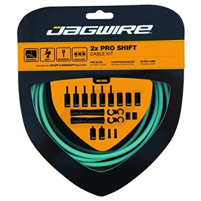 Afbeelding van Jagwire 2X Pro Shift Schakelkabel Set, turquoise