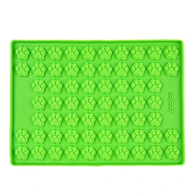 Afbeelding van Collory Medium poten (3 cm) siliconen bakmat, hondenpoten, bakvorm voor doe het zelf hondenkoekjes en lekkernijen, botbakvorm, bonbonvorm, chocoladevorm, anti aanbak geschikt levensmiddelen (BPA vrij)