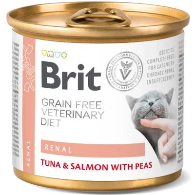 Afbeelding van Brit Grain Free Veterinary Diet Renal Blik 6 x 200 gram
