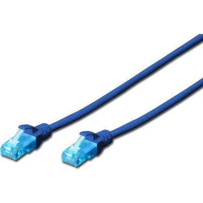 Afbeelding van Digitus DK 1512 050/B RJ45 Netwerkkabel, patchkabel CAT 5e U/UTP 5.00 m Blauw Verdraaide paren 1 stuk(s)