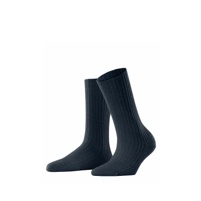 Afbeelding van FALKE Dames Sokken Cosy Wool Boot W So wol eenkleurig 1 paar, Blauw Space Blue 6116, 35 38