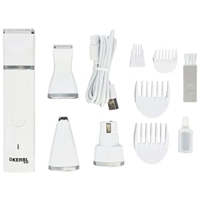 Afbeelding van Kerbl Huisdier snoerloze Multi trimmer 4in1 wit hond