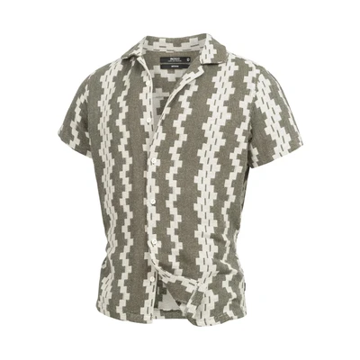 Afbeelding van Indicode Jeans Kurzarm Cosby Overhemd, Heren, Maat: Small, Army mix