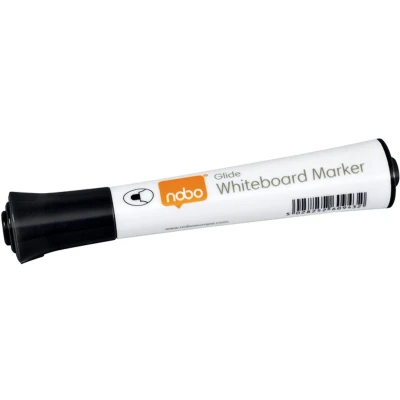 Afbeelding van 10x Viltstift Nobo whiteboard Glide rond zwart 2mm