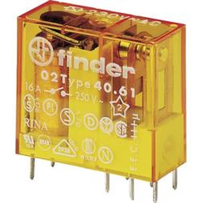 Afbeelding van Finder 40.61.8.230.4000 Printrelais 230 V/AC 16 A 1x wisselcontact 1 stuk(s)