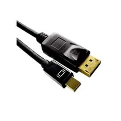 Afbeelding van MicroConnect 2 m Mini DisplayPort/DisplayPort DisplayPort (Mini DisplayPort, kabel, mannelijk, goud, zwart)
