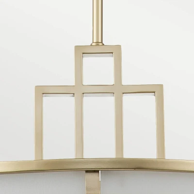 Afbeelding van Feiss LED Pendelarmatuur Fusion 3X E27 Max 40W Dimbaar Painted Natural Brass