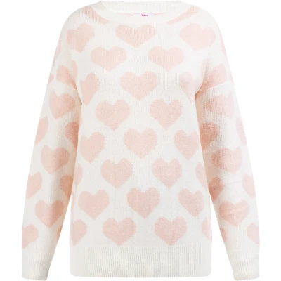 Afbeelding van MYMO Trui rosa / wolwit