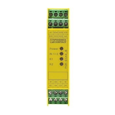 Afbeelding van Phoenix Contact PSR SCP 24UC/ESA4/3X1/1X2/B Veiligheidsrelais Voedingsspanning (num): 24 V/DC, V/AC 3x NO (b x h d) 22.5 99 114.5 mm Met