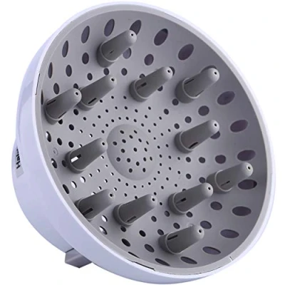 Afbeelding van Hairizone Universele Haar Diffuser Aanpasbaar voor Blow Dryers met D = 4,3 tot 6,6 cm Krullend of Golvend Haar, Wit