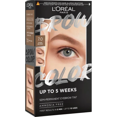 Afbeelding van L&#039;Oréal Paris Brow Color wenkbrauwverf getinte wenkbrauwen tot wel 5 weken* resultaten na min. 7.0 Dark Blonde 30 ml