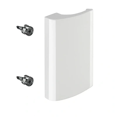 Afbeelding van SOTECH aluminium terrasdeurkruk verborgen schroefverbinding (82 x 52,5 20 mm, BA 48 mm) wit balkondeurkruk deurkruk