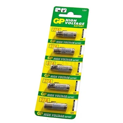 Afbeelding van GP 12 V hoog voltage batterij 27 A [5 stuks]